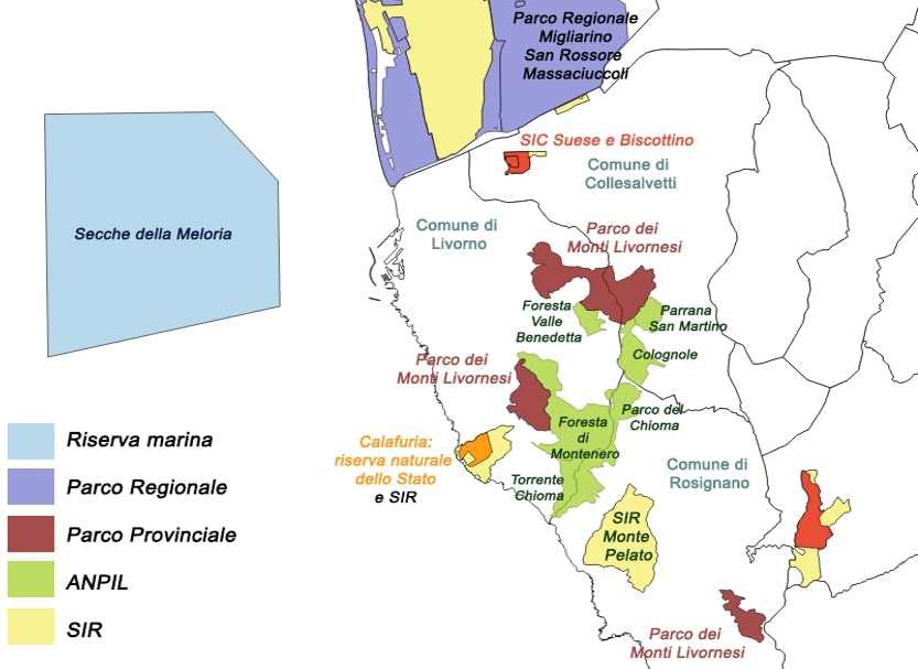 Mappa aree protette